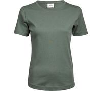 Tee Jays T-shirt interlock femme, col rond, manches courtes BC3321 (M) (Vert feuille)