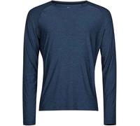 Tee Jays - T-shirt manches longues pour homme PC5321 (XL) (Bleu marine chiné)