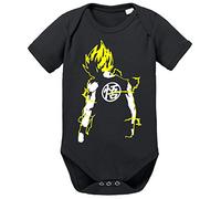 Tee Kiki Gosa Baby Dragon Body Ball bébé Coton Bio Son Proverbes Goku Barboteuses Garçons et Filles 0-12, Größe2:68/4-6 Mois, Baby:Noir
