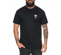 Tee Kiki Heisenberg T-Shirt Brodé Homme - Broderie Chemise Bad Mr Hermanos White Breaking, Couleur:Noir, Taille:XL