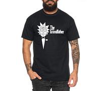 Tee Kiki Rick Pate The Grandfather T-Shirt pour Homme Morty dan Sanchez Mr Rick Meeseeks Harmon, Farbe2:Noir, Größe2:XX-Large