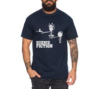 Tee Kiki RM Fiction T-Shirt pour Homme Morty dan Sanchez Mr Rick Meeseeks Harmon, Farbe2:Bleu foncé, Größe2:Small