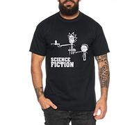 Tee Kiki RM Fiction T-Shirt pour Homme Morty dan Sanchez Mr Rick Meeseeks Harmon, Farbe2:Noir, Größe2:X-Large