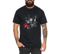 Tee Kiki Saitama Fly T-Shirt pour Homme Saitama Punch One Anime Manga, Farbe2:Noir, Größe2:Large