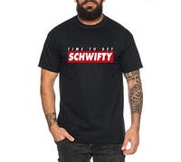 Tee Kiki Time to Get Schwifty T-Shirt pour Homme Morty dan Fiction Sanchez Mr Rick Meeseeks Harmon, Farbe2:Noir, Größe2:Large