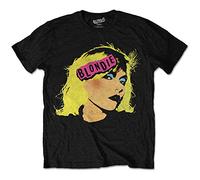 Tee Shack Blondie Punk Debbie Harry Officiel T-Shirt Hommes Unisexe (Medium)