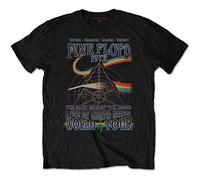 Tee Shack Pink Floyd 1972 Tour Dave Gilmour Roger Waters Officiel T-Shirt Hommes Unisexe (X-Large)