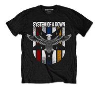 Tee Shack System of a Down Serj Tankian Daron Malakian Officiel T-Shirt Hommes Unisexe (Large)