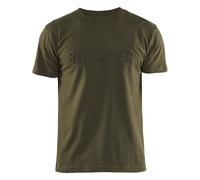 Tee shirt à manches courtes Blaklader 3D vert foncé taille 3XL tour de poitrine 120-124 cm
