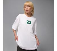 Tee-shirt à manches courtes et motifs Jordan Essentials pour Femme Blanc L (FR 46-48)