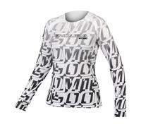 Tee Shirt À Manches Longues MT500 L/S Imprimé LTD Femme Noir Endura Cyclisme