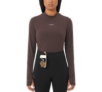SALOMON Shkout Bliss Ls Tee W - Femme - Marron - taille L- modèle 2025