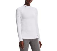 Under Armour Coldgear Authentics Mockneck Long Sleeve T-shirt Blanc L Femme