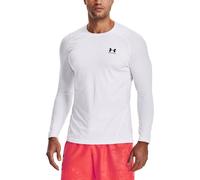 T-shirt Under Armour HeatGear Fitted manche longue blanc - XL