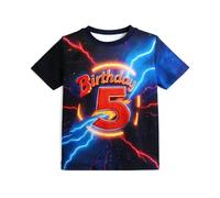 Tee Shirt Ado Garcon 11 Ans,T-Shirts Graphiques à Manches Courtes pour GarçOns Style DéContracté D'éTé avec des ImpriméS Sympas pour Enfants Et Adolescents