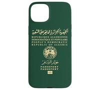 Tee shirt Algerie Passeport algérien Coque pour iPhone 15 Plus