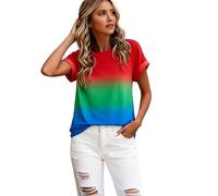 Tee Shirt Ample Femme Chandail V Plage Courtes Enceinte Dénudée Loose Humoristique Future Randonnée Zebre La Originales Volants Pantalon Croisée Emmanchure Tulle Pailleté