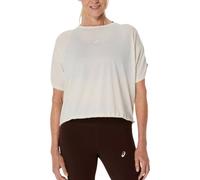 Tee-shirt Asics Nagino Run Adjustable SS Top Manches Courtes Blanc Femme, Taille S