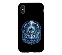Tee-Shirt Astronaute Cosmique Yoga Loi de l'espace Attiron Coque pour iPhone X/XS