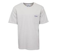 Tee Shirt Basique Avec Poche Tissu Texturé Logo Brodé Homme Gianfranco Ferre