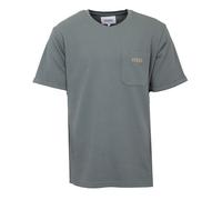 Tee Shirt Basique Avec Poche Tissu Texturé Logo Brodé Homme Gianfranco Ferre