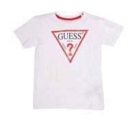 Tee Shirt Basique Coton Col Rond Avec Logo Enfant Guess
