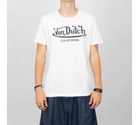 Tee Shirt Basique Logo Délavé Col Rond Coton Homme Von Dutch