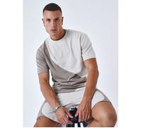 Tee-shirt bicolore - PROJECT X PARIS - Homme - Découpe vague - Manches courtes - 65% Coton M