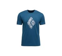 Black Diamond Engineered Diamond Short Sleeve T-shirt Bleu S Homme