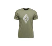 Black Diamond - T-shirt en coton biologique - M Engineered Diamond SS Tee Tundra pour Homme en Coton - Taille L - Vert Vert L