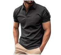 Tee Shirt Blanc Homme Polos Col Mao Sport Blanc M Vêtements de Golf Vente en Ligne Noir Eponge uni Polo Vintage Annee 50 Personnalisable Manche Courte Anti Transpirant T Shirt Homme Col V Noir M