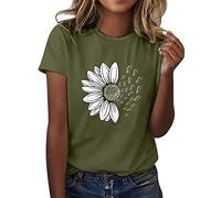 Tee Shirt Blanc T Shirt Sport Femme Grande Taille Manches Courtes Col Rond Haut Vetement Femme Ete Humour Décontractés Top Chemisiers Cache Coeur Papillon Imprimé Y2k Boheme Chic Anti UV Cadeau