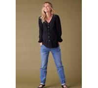 Tee-shirt blouse grossesse noir 38/40