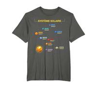 TEE-SHIRT CADEAU SYSTÈME SOLAIRE pour geeks De L'Espace T-Shirt