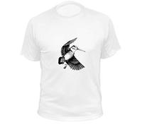 Tee-Shirt Chasse Bécasse, Idée Cadeau Chasseur (M,187, Blanc)