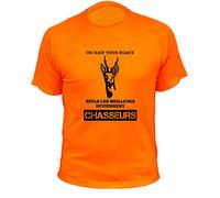 Tee Shirt Chasse, on nait Tous Égaux Seuls Les Deviennent Chasseur, Chevreuil