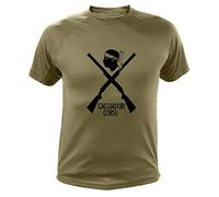 Tee Shirt, Chasseur Corse, fusils (9/11,736, Vert)