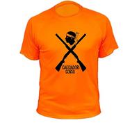 Tee Shirt, Chasseur Corse, fusils (M,736, Orange)