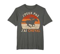 Tee Shirt Cheval fille cadeau chevaux cavaliers T-Shirt