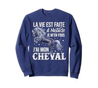 Tee Shirt Cheval Fille Personnalisé Idée Cadeau Équitation Sweatshirt