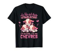 Tee Shirt Chevre Drole Femme Fille Enfant J'ai mes Chèvres T-Shirt