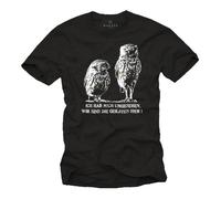 Tee Shirt Chouettes et Hiboux Homme Noir XXXL XXXL