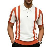 Tee Shirt Col Montant Manches Courtes Homme Imprimé Luxe Retraite Simple Rayé Correcteur Design C Tel Creme 60 Thermolactyl Côtelée Voiture Vetements Paillettes Pois Maitre Mers
