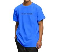 Tee Shirt Col Rond Homme - Sweat à Capuche Homme avec Message Inspirant Le Monde est Meilleur avec Toi - Confortable et Léger pour Tous Les Jours