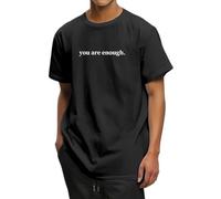 Tee Shirt Col Rond Homme - Sweat à Capuche Homme avec Message Inspirant Le Monde est Meilleur avec Toi - Confortable et Léger pour Tous Les Jours