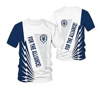 Tee Shirt Col Rond pour Homme World of Warcra-ft, Haut de Sport Respirant, Haut de Sport Loisirs, to.PS Décontractés et Légère -White||2XL