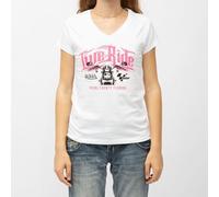 Tee Shirt Col V Coton Live To Ride Moto Gp X Von Dutch Femme Von Dutch