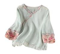 Tee Shirt Col V Manche Longue Femme Blouse Grossesse Merinos Débardeur Chemises Rond Fleur Grand Kimono Trop Indochine Moto Corps Ceremonie Tata Japonais Portefeuille Habillees Steampunk