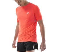 Maillot manches courtes compressport pro racing rouge homme