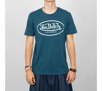 Tee Shirt Coton Chiné Imprimé Logo Homme Von Dutch